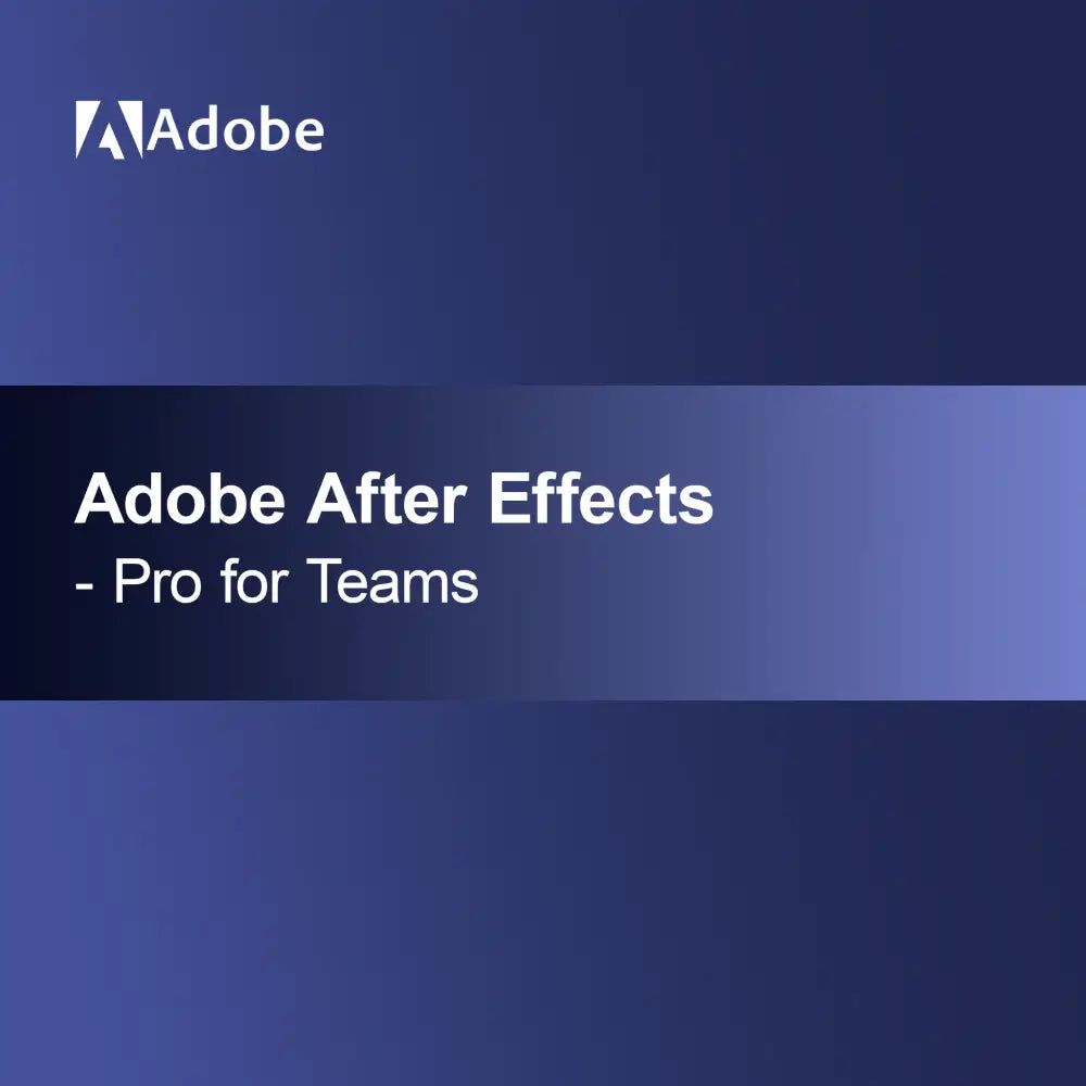 Adobe After Effects - Pro csapatoknak
