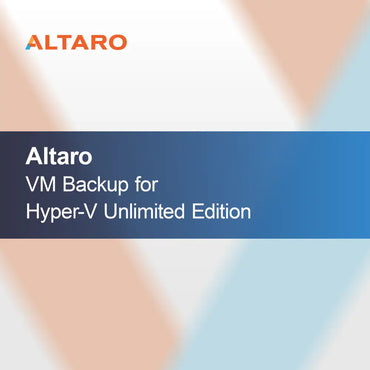 Altaro VM Backup a Hyper-V korlátlan kiadáshoz