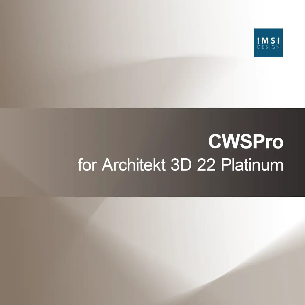 CWSPro az Architekt 3D 22 Platinumhoz