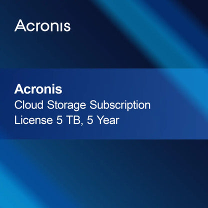 Acronis Cloud Storage előfizetési licenc 5 TB, 5 év