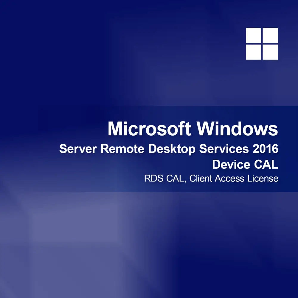 Microsoft Windows Server Remote Desktop Services 2016 Eszköz CAL, RDS CAL, Ügyfélhozzáférési Licenc