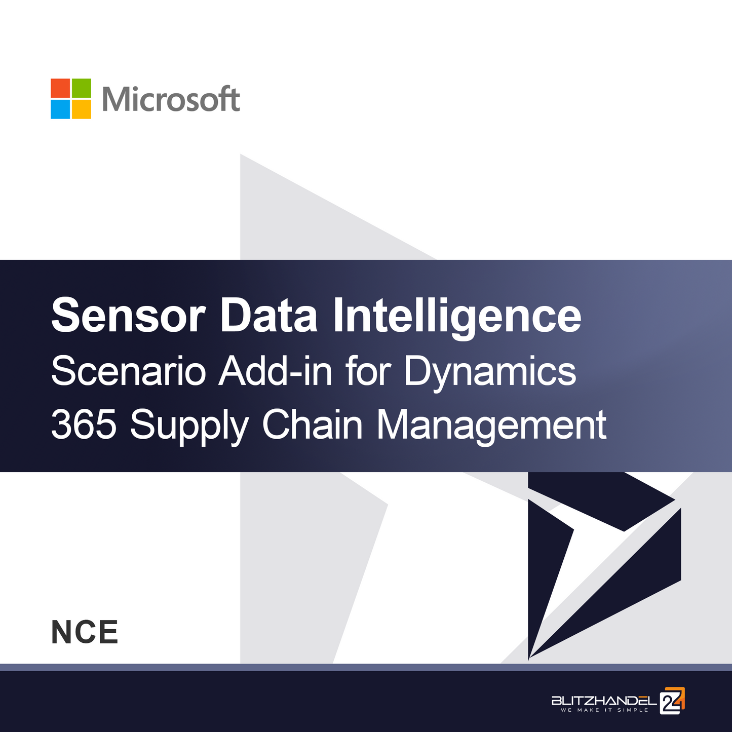 Érzékelőadat-intelligencia forgatókönyv bővítmény a Dynamics 365 Supply Chain Management (NCE) számára