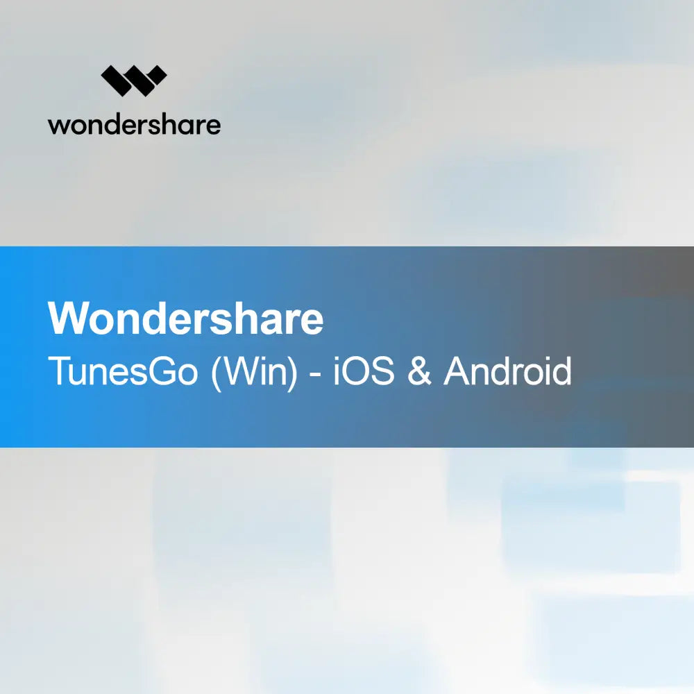 Wondershare TunesGo (Win) - iOS és Android
